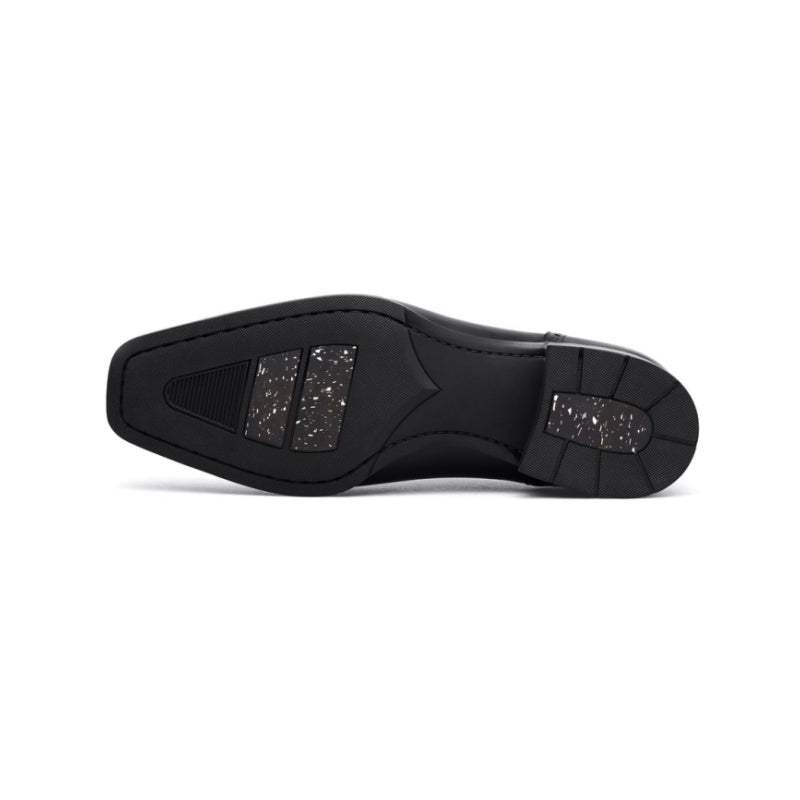 Full-Grain Leather Cap-Toe Shoe
