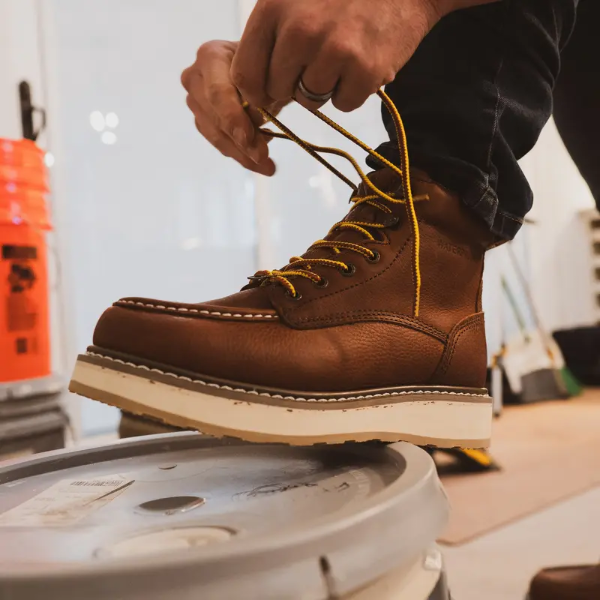 6-Inch Waterproof Wedge Work Boot