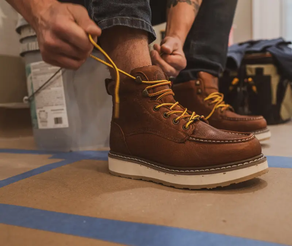 6-Inch Waterproof Wedge Work Boot