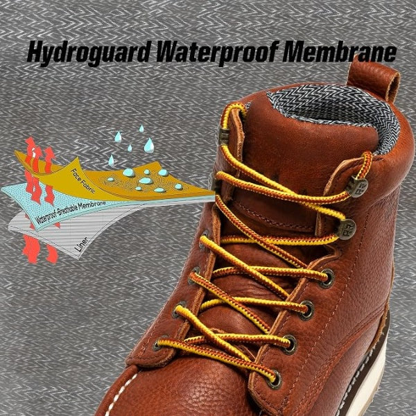 6-Inch Waterproof Wedge Work Boot