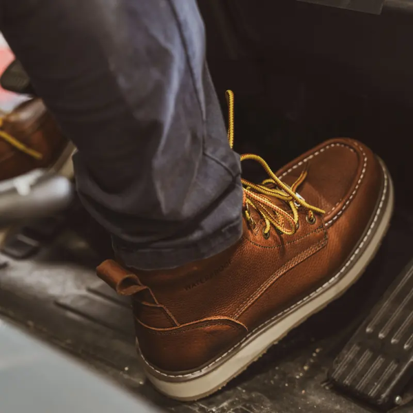 6-Inch Waterproof Wedge Work Boot