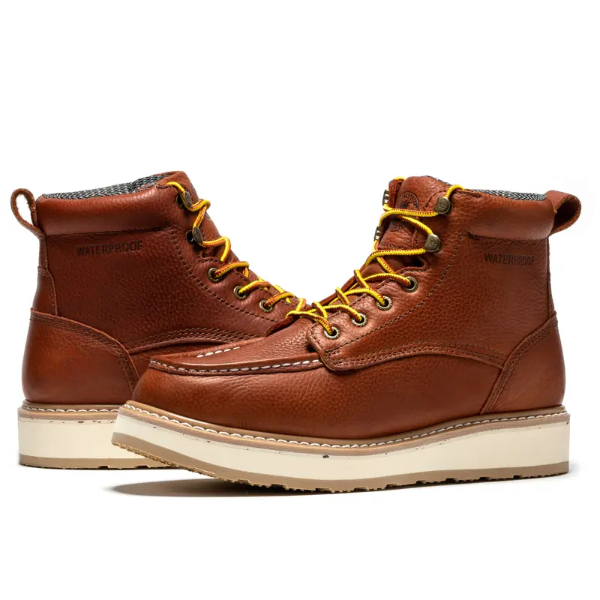 6-Inch Waterproof Wedge Work Boot